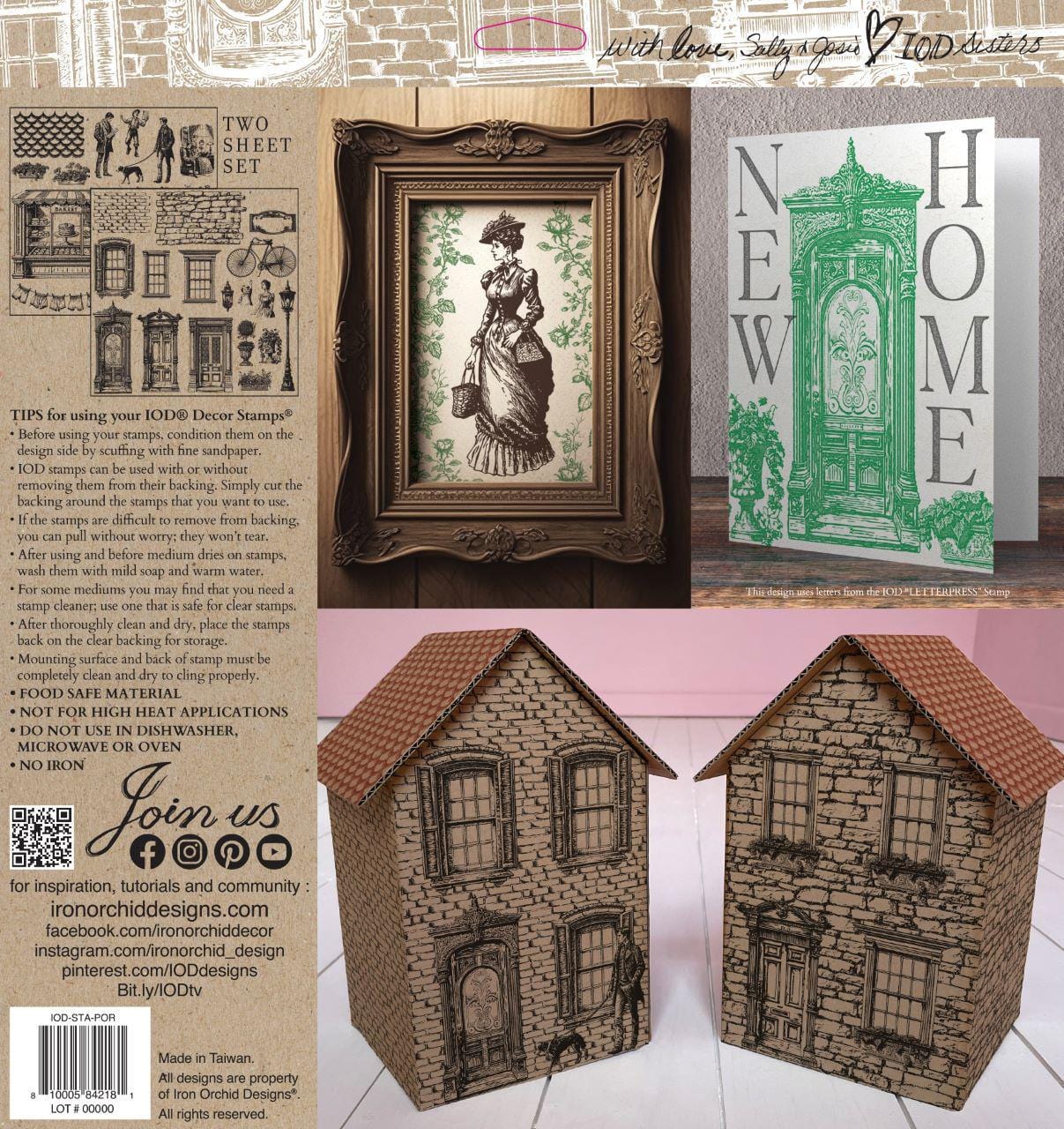 The Owl Box PORTOBELLO ROAD 12×12 IOD STAMP™